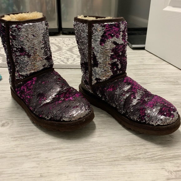 Sequin UGG Boots - Picture 1 of 3